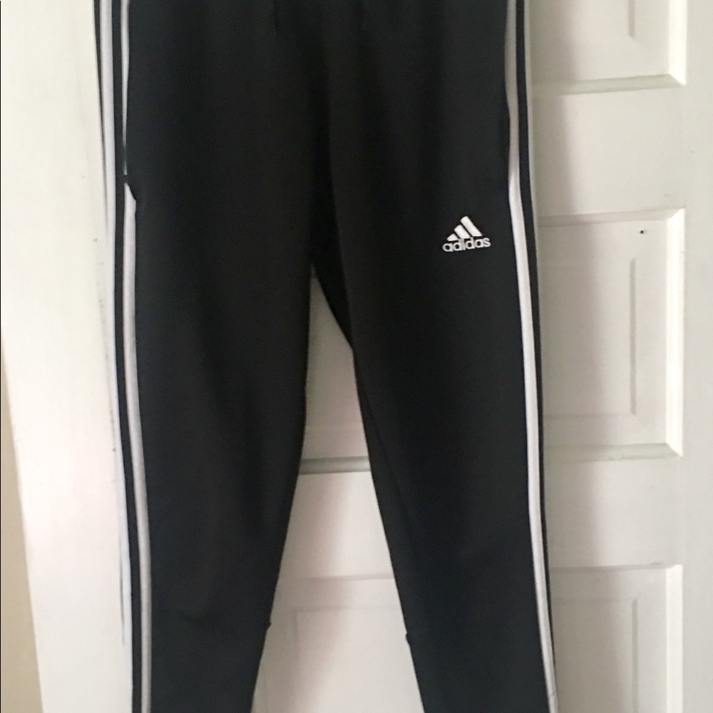 Adidas Size XSmall Black & White Slim Fit Pants